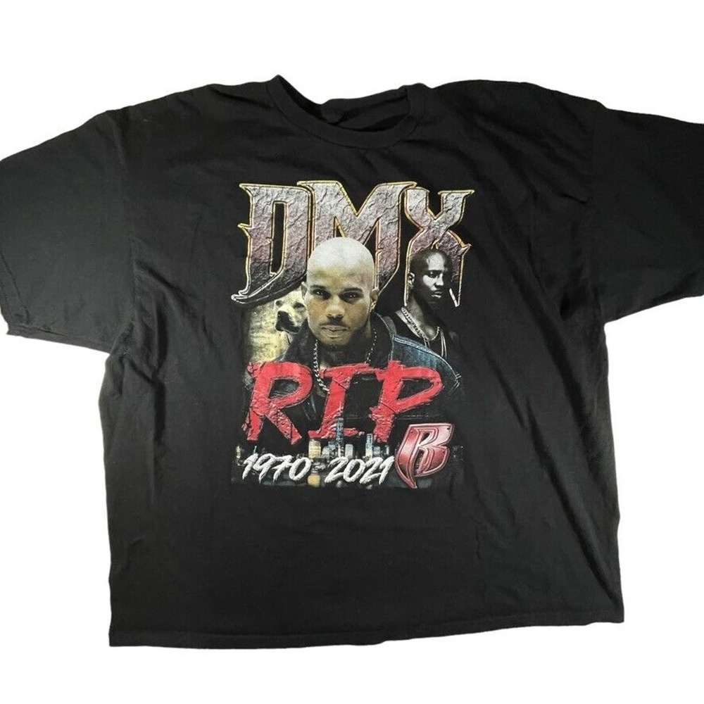 DMX RIP Rest in Peace Ruff Ryder 1970-2021 men's XL fit